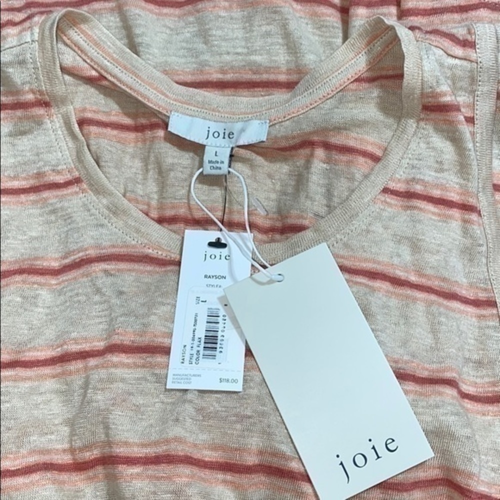 JOIE Rayson Twisted-racerback Tank In Flax - Picture 5 of 5